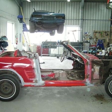 Ford Mustang Ausbesserung von Lackstellen