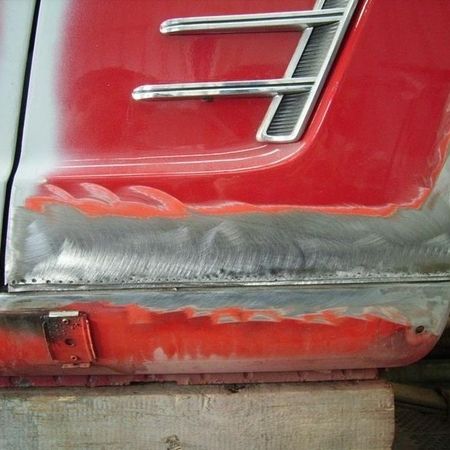 Ford Mustang Ausbesserung von Lackstellen und Schrammen