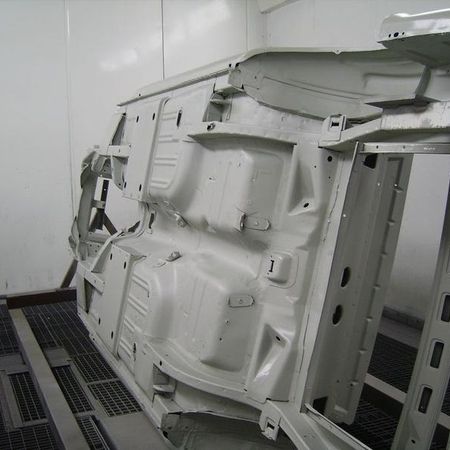 Ford Mustang Gerüst von der Seite
