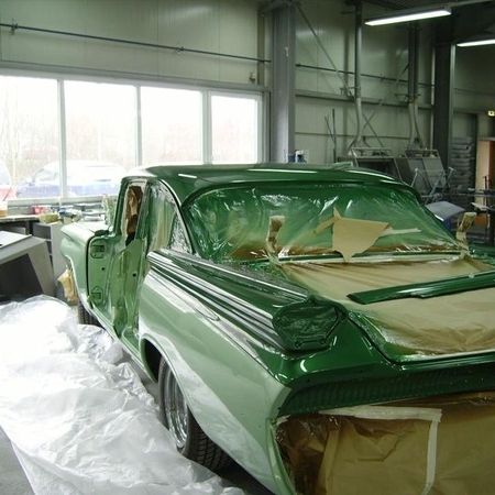 Oldsmobile 1959 Abgeklebt zum lackieren.