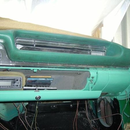 Oldsmobile 1959 in türkis Teilabschnitt vom Heck.