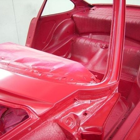 Porsche 911 Innenleben des Gestells.
