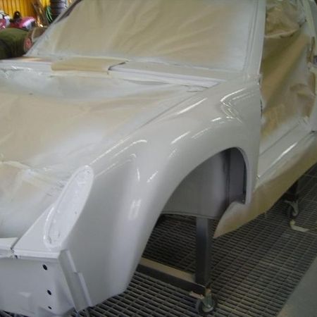 Porsche 914 Abgedeckt mit einer Plane
