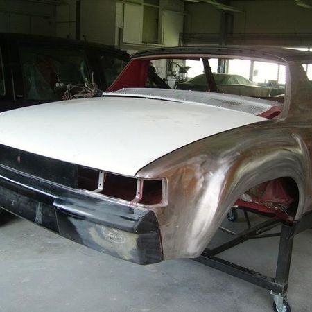 Porsche 914 Zustand vom entfernen vom Lack.