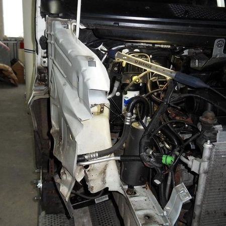 Ford Wohnmobil Detailaufnahme des Innenlebens.