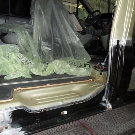 Opel Vivaro Detailaufnahme der behandelten Stellen.